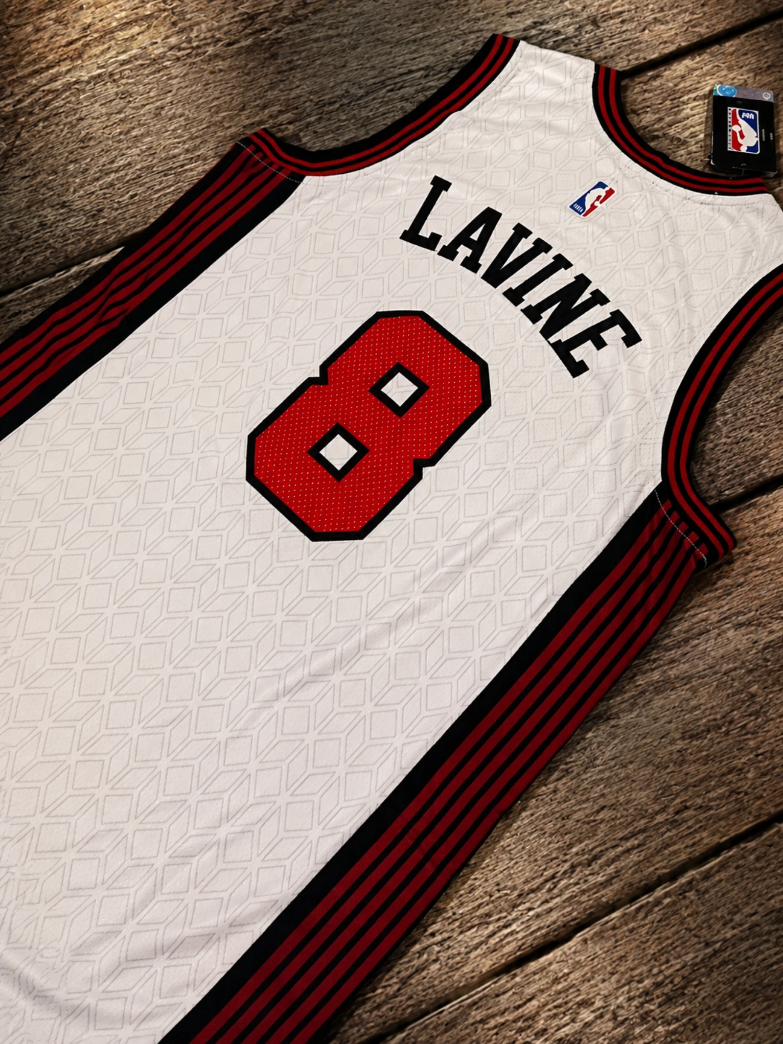 Camiseta Lavine #8 Lavine Basketball Jersey Tamanho M Nike NBA – photo 5